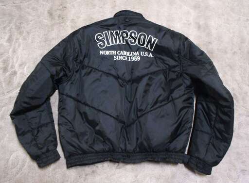 SIMPSON ライダーズジャケット 中綿ジャケット付き Lサイズ