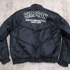 SIMPSON ライダーズジャケット 中綿ジャケット付き Lサイズの画像