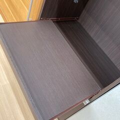 【リユースのサカイ野々市店】A-296　食器棚 茶 W(幅)59.5×D(奥行き)39.5×H(高さ)178cm ※クリーニング済みの画像