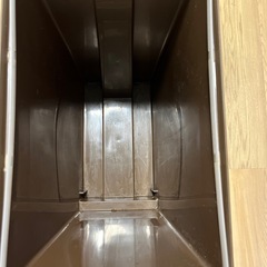ニトリ　45Lゴミ箱　ブラウン　スリムベタベールの画像