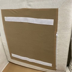 2人掛けソファ ファブリック ウォッシャブルの画像
