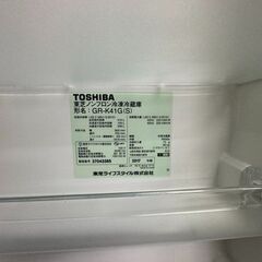 J3050 【リユースのサカイ柏店】　TOSHIBA 東芝　5ドア冷蔵庫　GR-K41G　右開きタイプ　2017年製　クリーニング済み　参考価格206,800円の画像