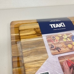 Teakhaus 木製カッティングボード まな板 2枚セット　U84-69293の画像