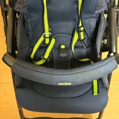 Aprica ベビーカー Karoon plus ハイシート 紺の画像