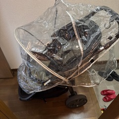 Joie ベビーカー　レインカバー付きの画像