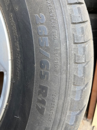 ランドクルーザー　プラド　純正　中期　265/65R17