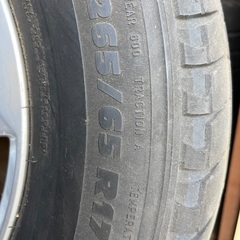ランドクルーザー　プラド　純正　中期　265/65R17の画像
