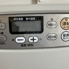 （ジャンク品扱い）コロナ　石油ファンヒーター　2014年製の画像