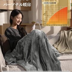 【決まりました】【未開封】電気毛布 掛け敷き兼用 タイマー付の画像
