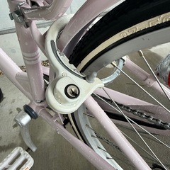 子供用自転車　22インチ　6段ギア　ピンク
の画像