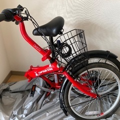 折りたたみ自転車20インチ(キャプテンスタッグ)の画像
