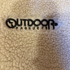 outdoor アイボリーボアトップス　Mサイズの画像