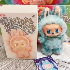 正規品エナジーラブブ　LABUBU 水色の画像