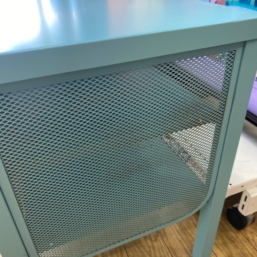 10/15値下げしました！?廃盤品?IKEA NITTORP テレビボード AVボード テレビ台 ローボード ターコイズブルー レア✨