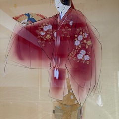 金武翠輝　羽衣　額縁入り　収納用箱ありの画像
