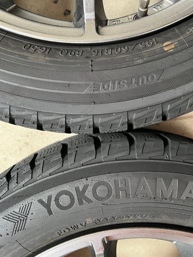 ご成約！美品！スタッドレスタイヤ　シュナイダー★16×6.5J+48 PCD114.3-5穴★YOKOHAMA iceGUARD iG
