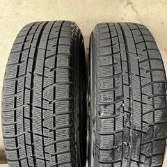 美品！スタッドレスタイヤ　シュナイダー★16×6.5J+48 PCD114.3-5穴★YOKOHAMA iceGUARD iG50プラス　 195/60r16 4本　溝アリ！の画像