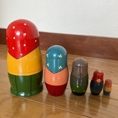 可愛いトーキョーマトリョーシカ　ロシア製の画像