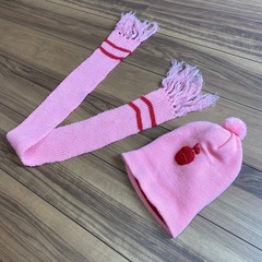 帽子　マフラーの画像