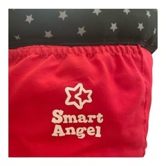 【Smart Angel】ベビーテーブルチェア(ブラックレッドスター)の画像