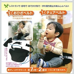 【差し上げます】ベビー用チェアベルトの画像