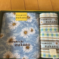 新品綿毛布とタオル4点セットの画像