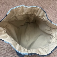 巾着袋(デニム)の画像