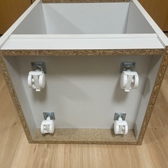 【サイドテーブル】引き出し　電源コート穴付きの画像