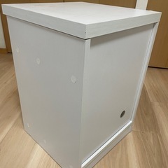 【サイドテーブル】引き出し　電源コート穴付きの画像