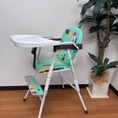 東京都東久留米市発！【ほぼ新品】SmartAngel ハイチェア HAPPY FRIENDS 西松屋の画像
