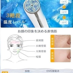 2025年モデル  超音波美顔器 EMS イオン導入   の画像