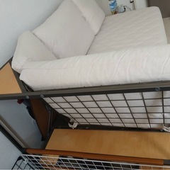 引き取り限定 IKEA 3人掛けソファの画像