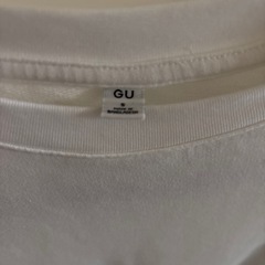 無料⭐️GUオーバーTシャツSさいサイズの画像