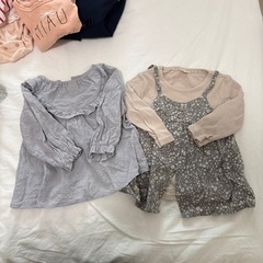 80サイズ　ベビー秋服　女の子の画像