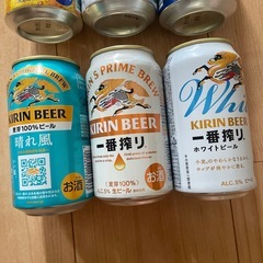 ビール4本、発泡酒2本の画像