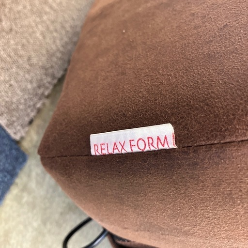 A2510-069 RELAX FORM 電動リクライニングソファ 3人掛け レザーテックス アニリン ブラウン キズ汚れ有り 動作確