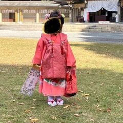 七五三　3歳用着物の画像