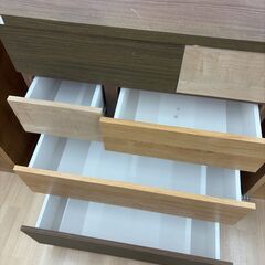 A-300【リユースのサカイ野々市店】チェスト W(幅)80×D(奥行き)42.5×H(高さ)100cm ※クリーニング済みの画像