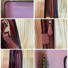 coach 2つ折り財布　ピンクの画像