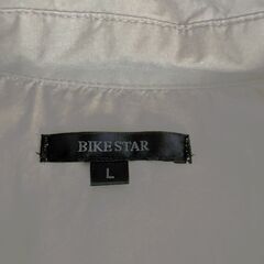 BIKE STAR製　半袖シャツ　メンズ：Ｌ　ベージュ色　美品の画像