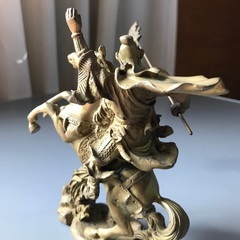 三國志　関羽像2体の画像