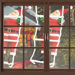 6個クリスマス 飾り サンタ はしご サンタさん 人形 吊り下げ サンタ人形はしご サンタクロース オーナメント クリスマスツリーの画像