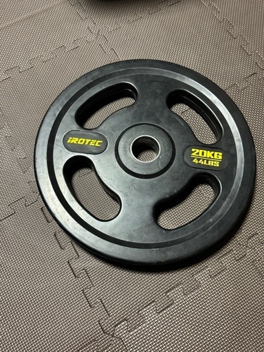 iROTEC 20kg ダンベルプレート引取り限定 1枚