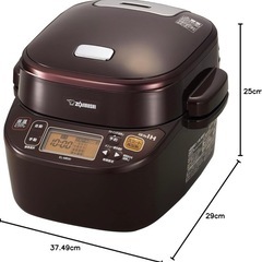 【圧力鍋機能付き】象印　炊飯器の画像