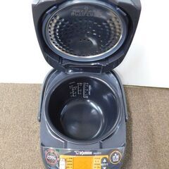 【JM817】 ZOJIRUSHI 象印マホービン 炊飯器 5.5合 極め炊き IHタイプ 日本製 保温30時間 ブラック NW-VE10-BA 炊飯ジャーの画像
