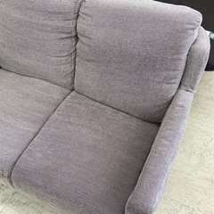 2Pソファー　グレーの画像
