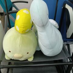 すみっこぐらし　とかげ（親子）、かたつむりペンギン