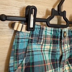 【子供服】チェック柄半ズボン 90cmの画像