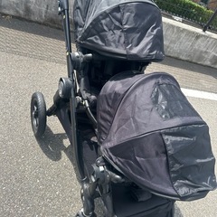 二人乗りベビーカーの画像