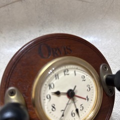 80'sORVIS オービス Reel Time Fishing Reel Clock　リール型
置き時計の画像